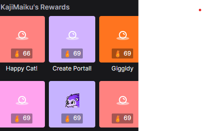 Channel point redeems icons